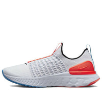 (WMNS) Nike React Phantom Run Flyknit 2 'Grey Bright Crimson' DV2179-001