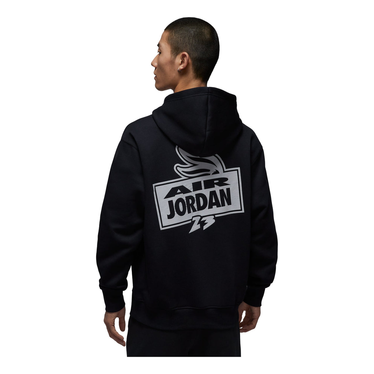 Air Jordan AJ8 Fleece Pullover Hoodie 'Black' IQ6982-010