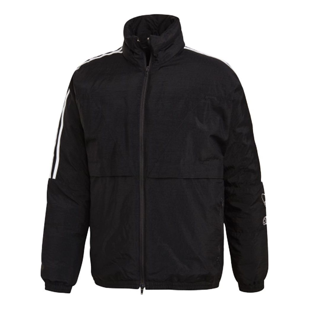 adidas originals Outline Tref Lg Stay Warm Sports Stand Collar Down Jacket Black DH5000