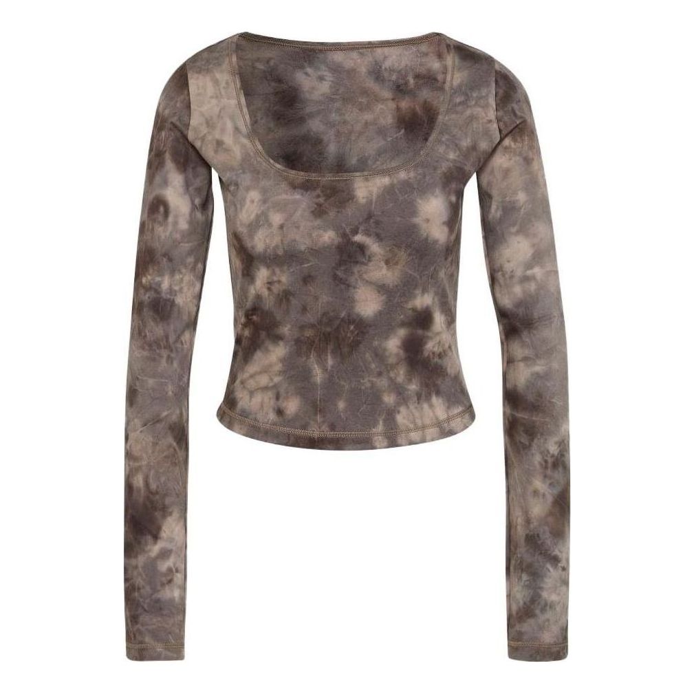 (WMNS) adidas Yoga Earth Long Sleeve T-Shirt 'Brown' HN9499