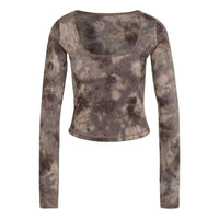 (WMNS) adidas Yoga Earth Long Sleeve T-Shirt 'Brown' HN9499