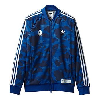 adidas x A Bathing Ape Crossover Adicolor Series Jacket 'Blue' DP0185