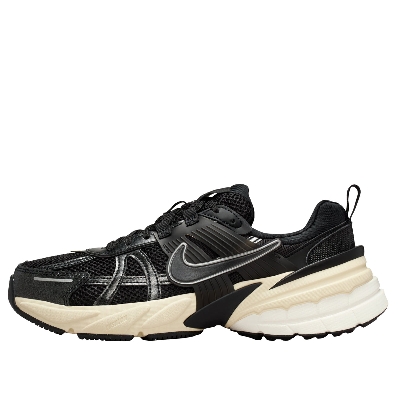 (WMNS) Nike V2K Run 'Black Metallic Silver' FD0736-012