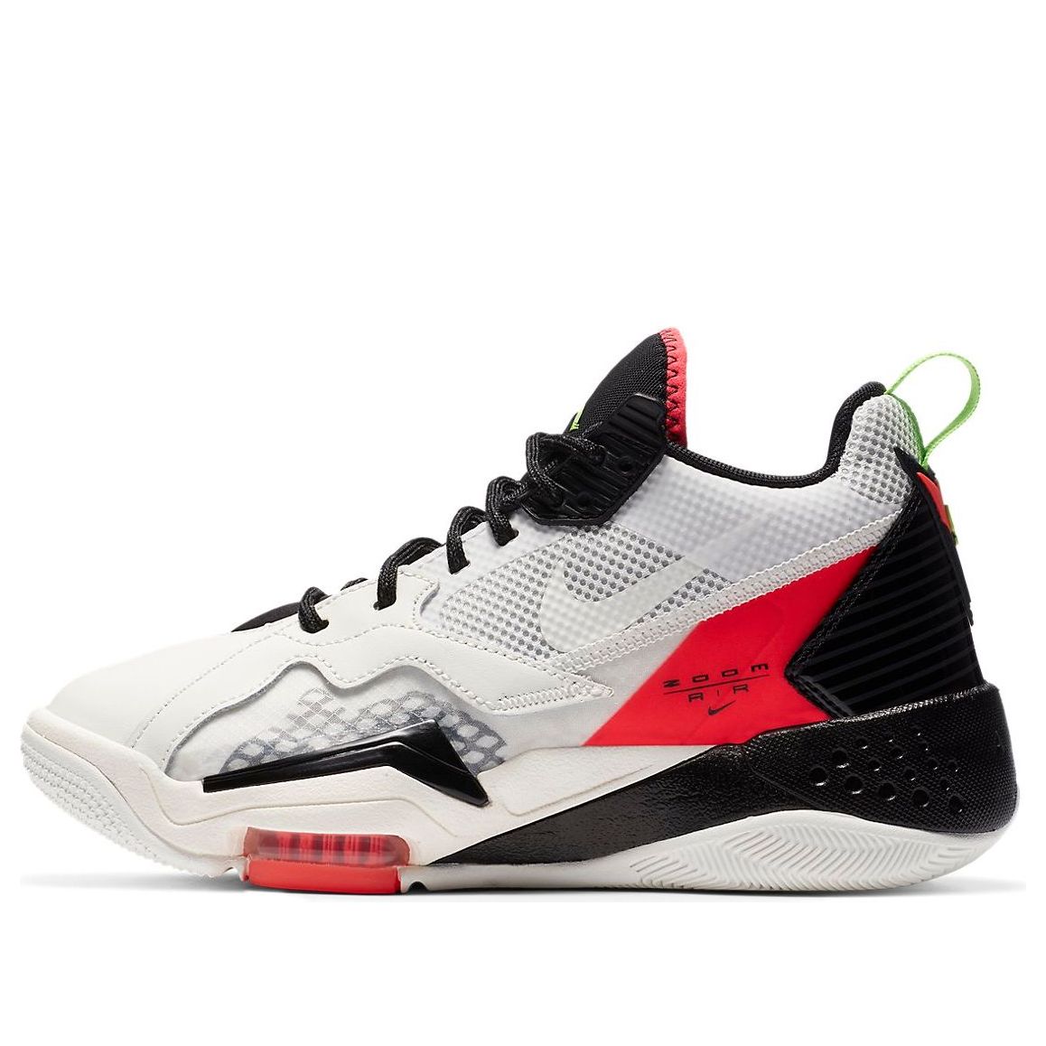 (GS) حذاء Air Jordan Zoom '92 'White Flash Crimson' CN9138-100