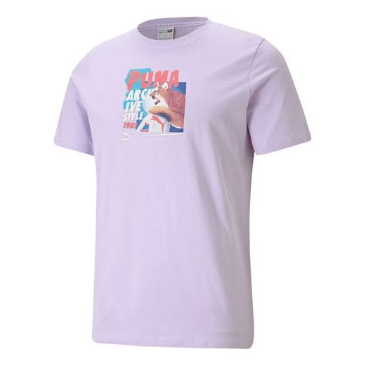 PUMA Archive T-Shirt 'Purple' 530910-16