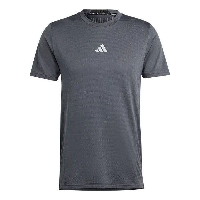adidas HEAT.RDY Logo Training T-shirt Asia Sizing 'Grey' IT0615