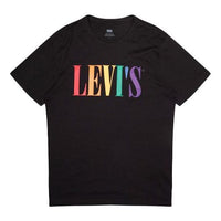 Levis logo Printing Short Sleeve Pullover Unisex Black 24671-0020