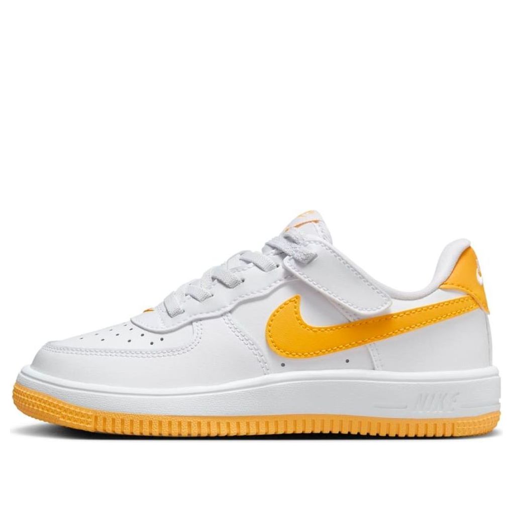 (PS) Nike Force 1 Low EasyOn 'White University Gold' FN0237-109