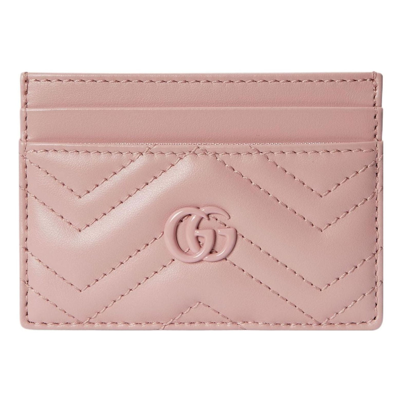 (WMNS) Gucci GG Marmont Matelasse Card Case 'Light Pink' 443127-AACX4-5909