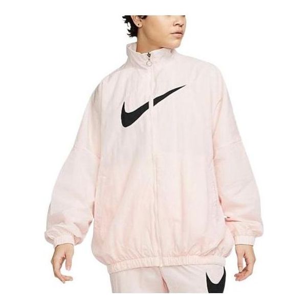 (WMNS) Nike Sportswear Sportswear Essential Woven Jacket 'Pink' DM6181-610