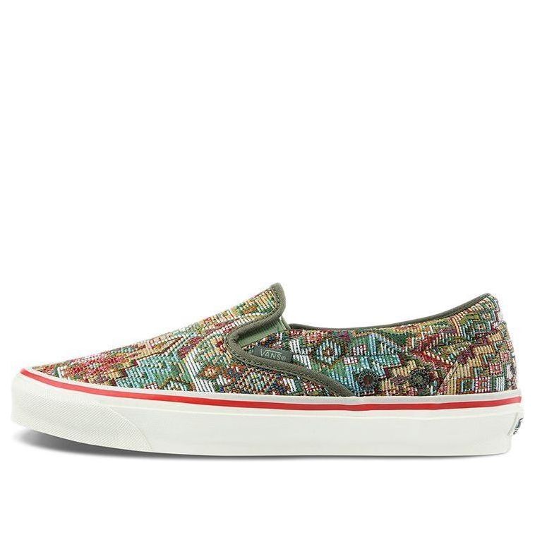 Vans Nigel Cabourn x OG Classic Slip-On LX 'Carpet Green Mix' VN0A45JK9T9