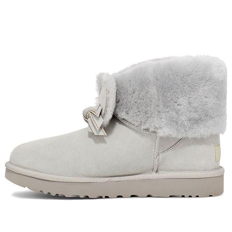 (WMNS) UGG Classic Mini II CNY(Chinese New Year) Snow boots Grey 1109735-GRV