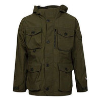 Converse 2L Printed Utility Jacket 'Olive Green' 10007259-A01