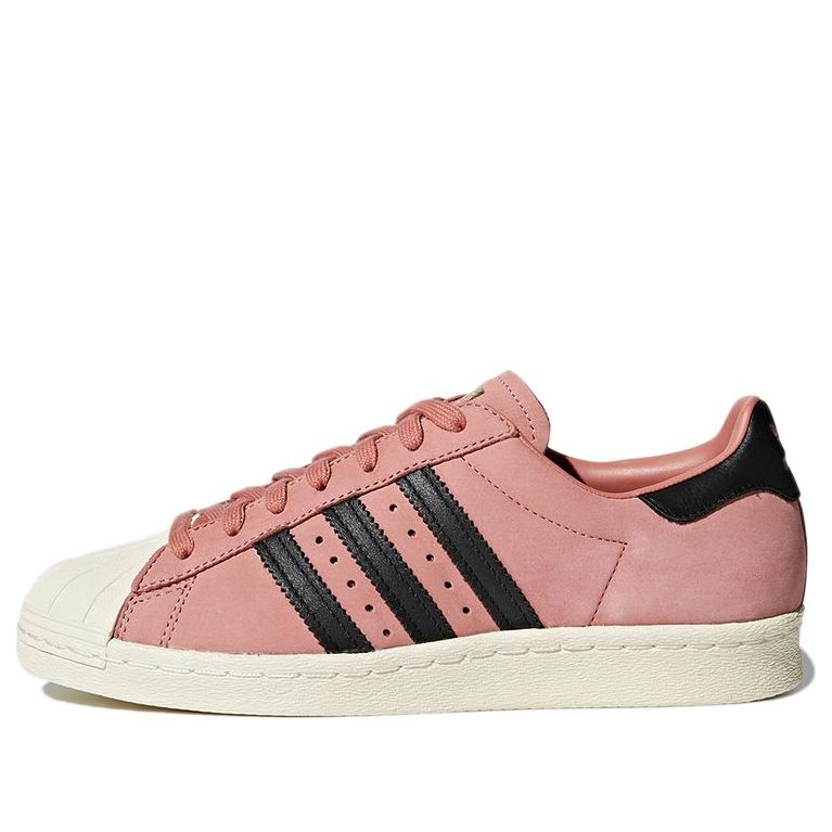 (WMNS) adidas Originals Superstars 80s 'Pink/Black' CQ2513
