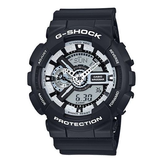 CASIO G-Shock Analog-Digital 'Black' GA-110BW-1A