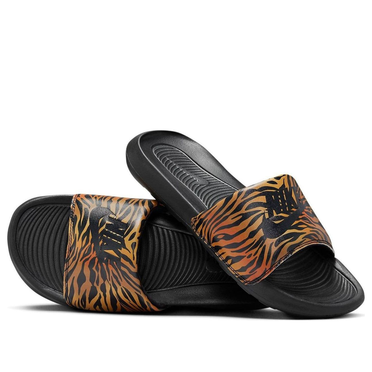 (WMNS) Nike Victori One Printed Slide 'Cheetah Print - Black' CN9676-010
