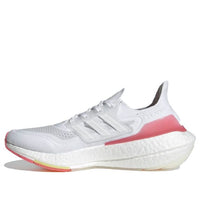 (WMNS) adidas UltraBoost 21 'White Hazy Rose' FY0416