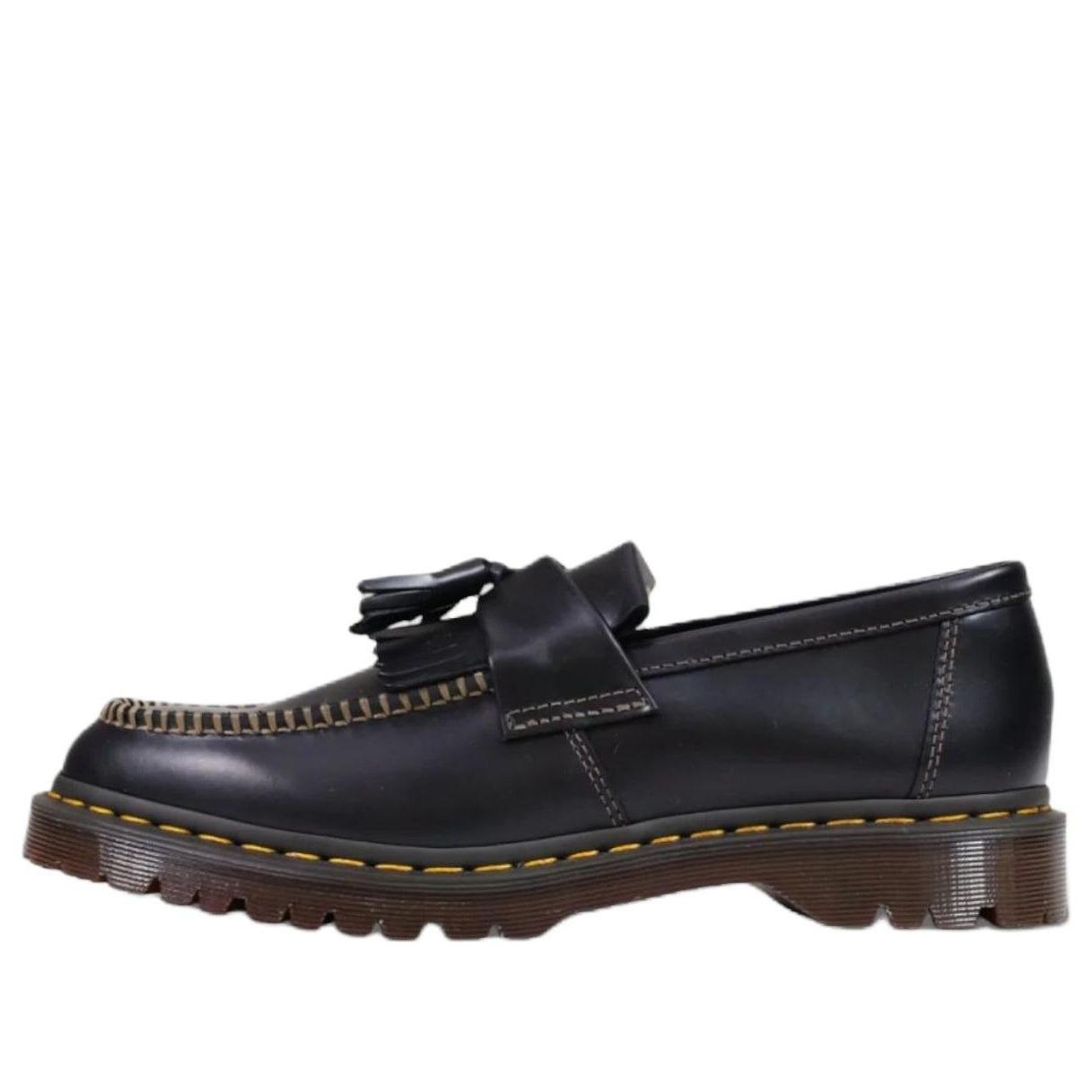 (WMNS) Dr. Martens Adrian Tassel Orleans Leather Loafers 'Black' 42849001