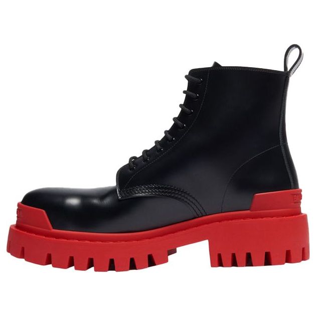 Balenciaga Strike Martin Boots Black/Red 589338WA9671066