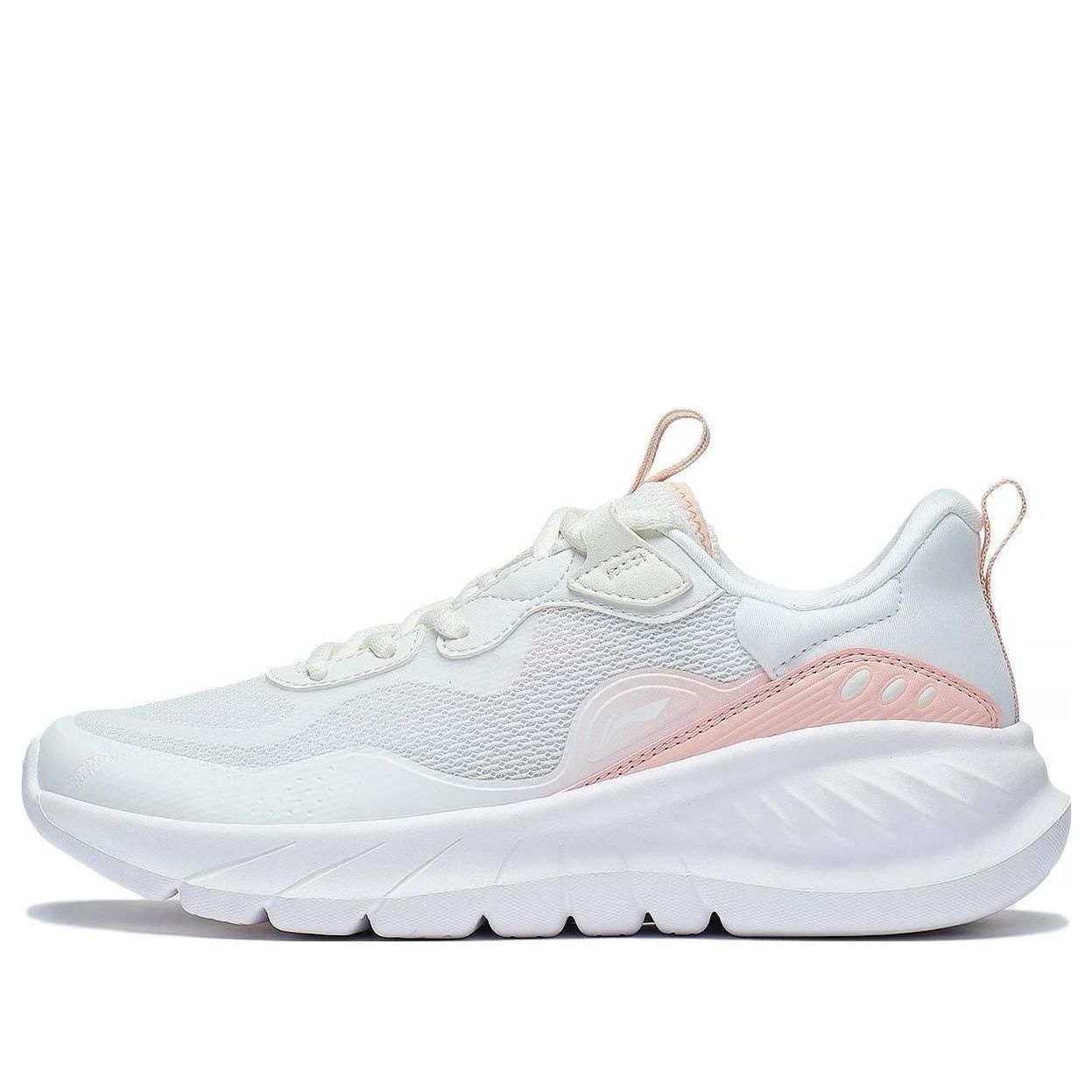 (WMNS) Li-Ning Eazgo Flex 'White Pink' ARST074-1