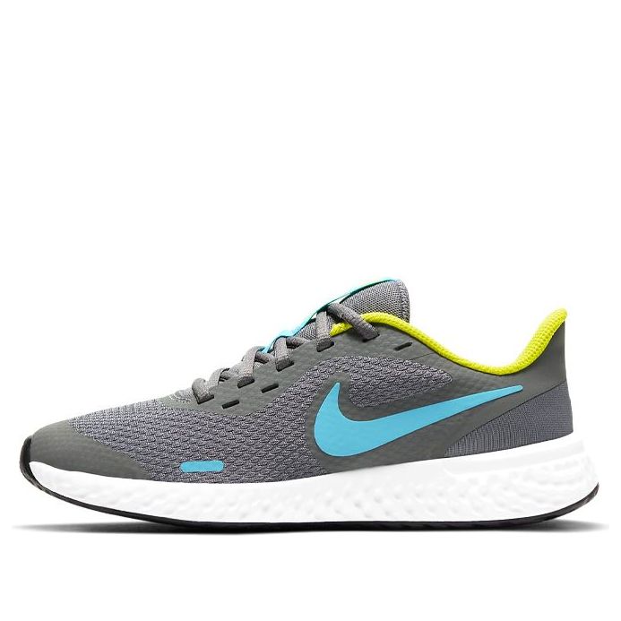 (GS) Nike Revolution 5 'Smoke Grey Chlorine Blue' BQ5671-019