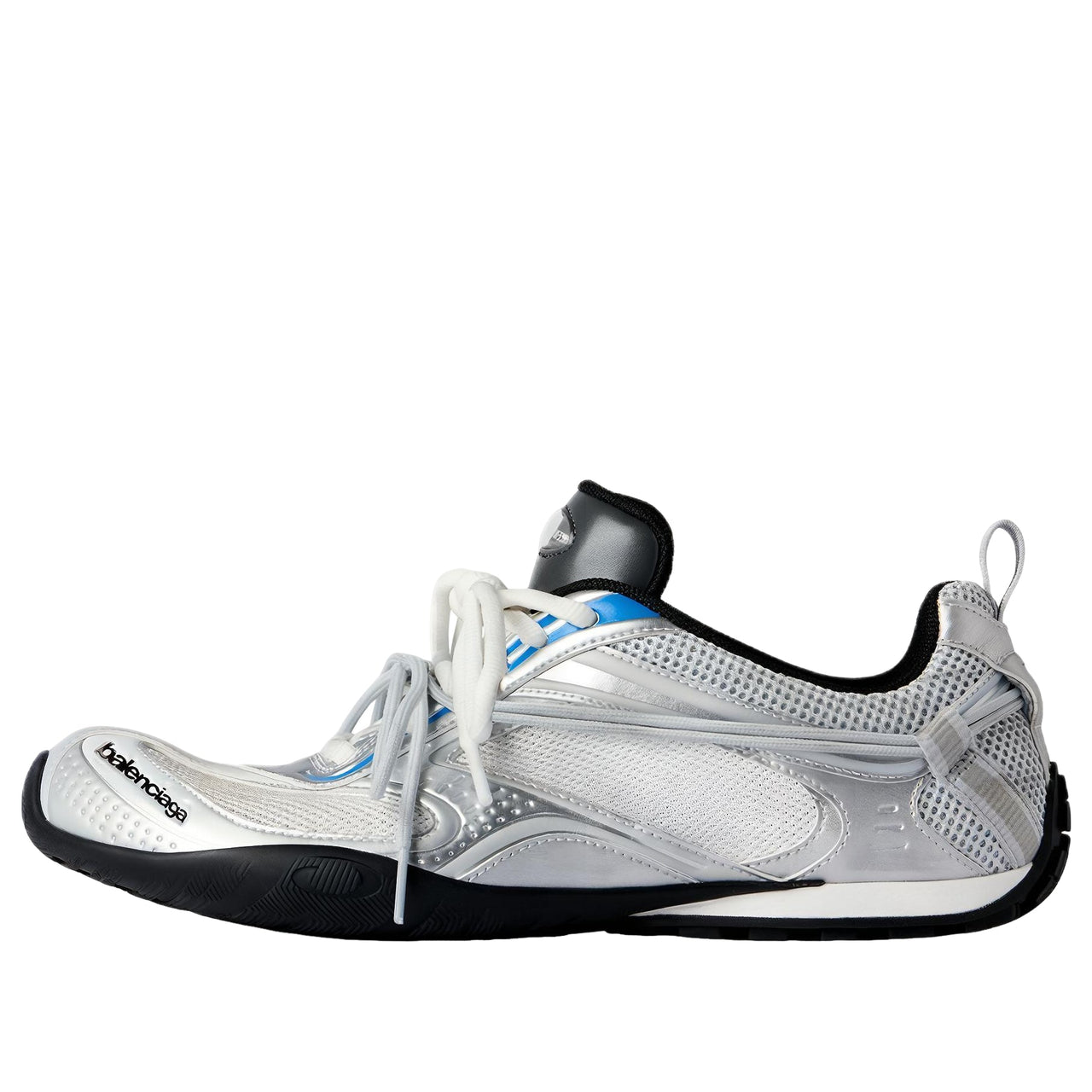 (WMNS) Balenciaga Radar Gradient Lines Sneaker 'White Grey Silver Black Blue' 865704WSTGL9114