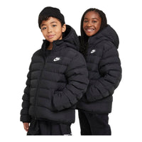 (GS) Nike Sportswear Lightweight Synthetic Fill Loose Hooded Jacket 'Black' FD2845-010