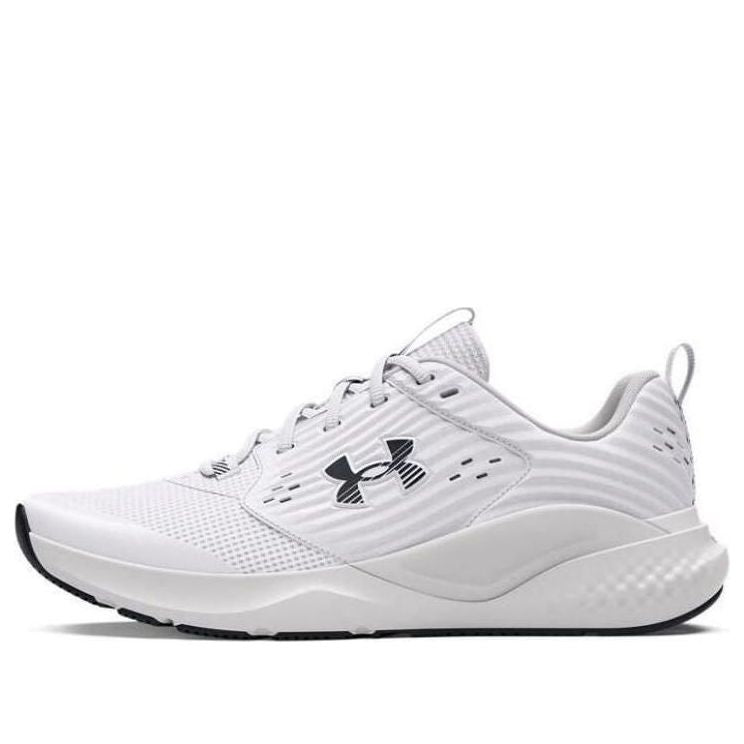 (WMNS) Under Armour Charged Commit 4 'White Distant Grey' 3026728-100