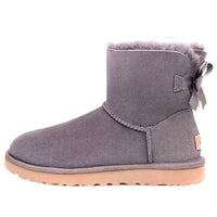 (WMNS) UGG Mini Bailey Bow II 2.0 'Purple Grey' 1016501-SHA