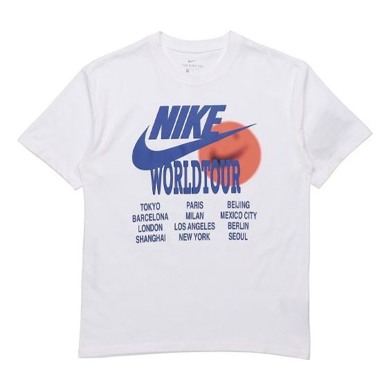 Nike AS Men's Nike Sportswear Tee WORLD TOUR White DA0938-100