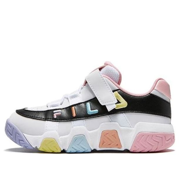 (PS) FILA Low-Top Basketball Shoes 'White Multi' K64B331204PWB