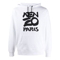 KENZO Alphabet Logo Pattern Hoodie 'White' FA55SW1654ME-01