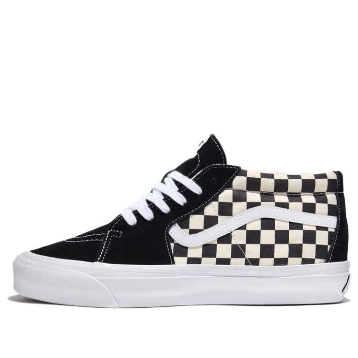 Vans Sk8-Mid Reissue 83 LX 'Checkerboard - Black' VN000CQQ2BO