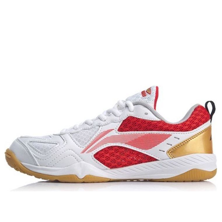 (WMNS) Li-Ning Ma Long Signature Table Tennis Shoes 'White Red' APTP002-1