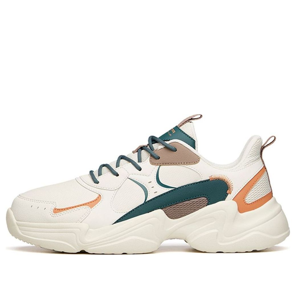 ANTA Retro Chunky Dad Sneakers 'White Green' 111938822R-17