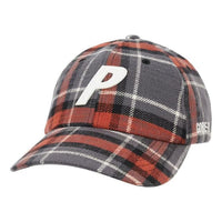 Palace Gore-Tex Plaid 6-Panel Cap 'Red' P23H183