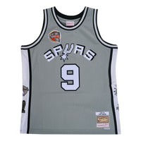 Mitchell & Ness x NBA San Antonio Spurs Hall Of Fame Swingman Jersey 'Tony Parker 9' SMJY6866-SASYYTPAGREY