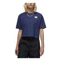(WMNS) Air Jordan Essentials Boxy T-Shirt 'Midnight Navy' DO5038-410