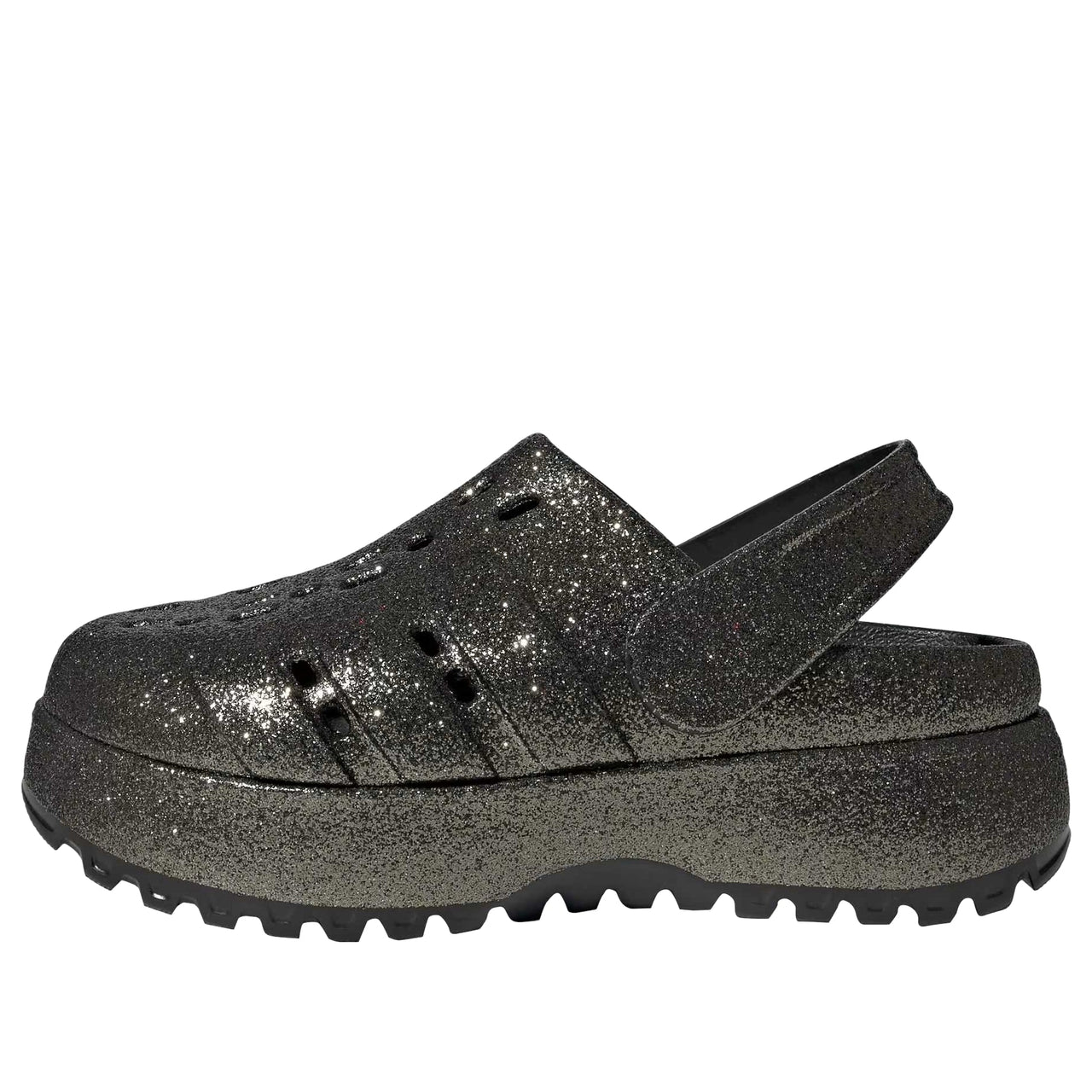 (WMNS) adidas Adilette Platform Clog 'Core Black' JP9093
