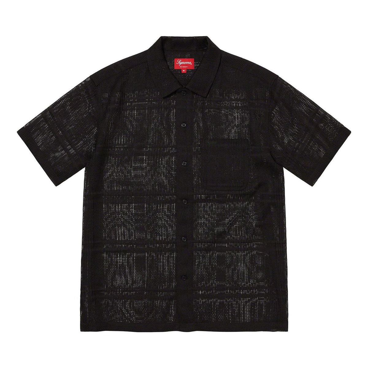 Supreme Mesh Stripe Shirt 'Black' SUP-SS23-260