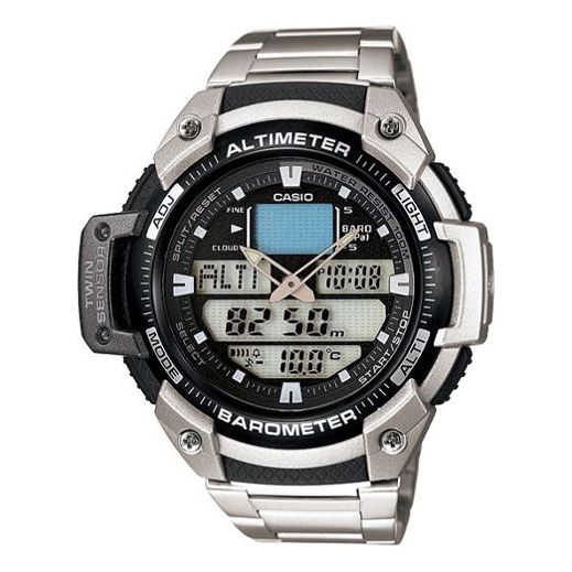 CASIO Sports Silver Analog/Digital Combo SGW-400HD-1B2021