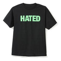 ASSC Fluorescent Green logo Short Sleeve Unisex Black ASST254