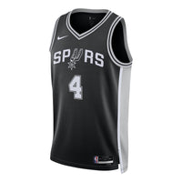 Nike Dri-FIT NBA De'Aaron Fox San Antonio Spurs Icon Edition Swingman Jersey 'Black' DN2022-022
