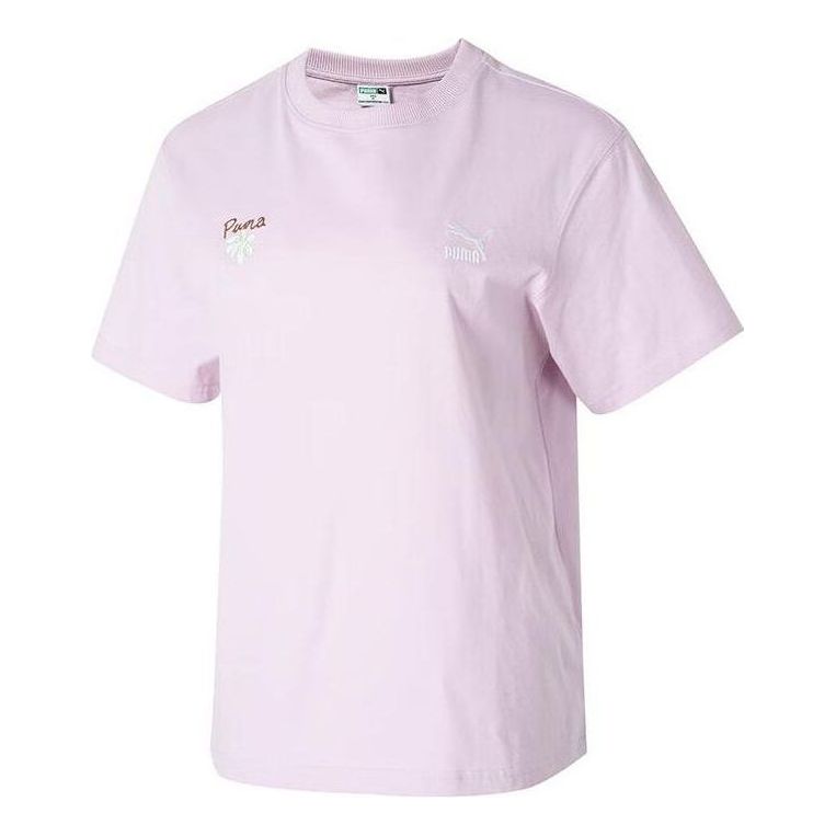 (WMNS) PUMA Classic Cotton T-shirt 'Pink' 625811-60