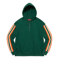 Supreme SS23 Week7 Half Zip Hoodie 'Green' SUP-SS23-141