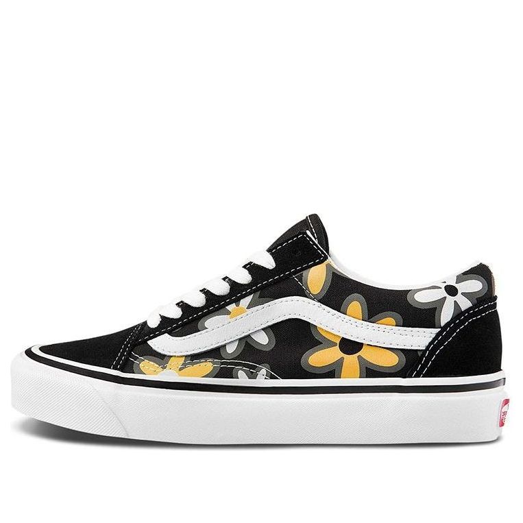 Vans Style 36 Retro Casual Skateboarding Shoes Unisex Black Printing 'Black Yellow White' VN0A38G22T6
