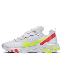 Niker React Element 55 'Checkered White Crimson Volt' CJ0782-100