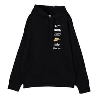 Nike Club Fleece Pullover Hoodie Asia Sizing 'Black' DX0784-010