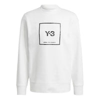 Y-3 Unisex SS21 Logo Printing Sweatshirt White GV6058