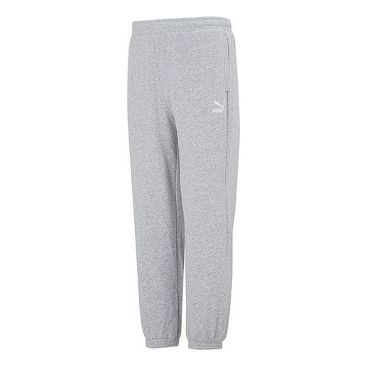 PUMA Logo Classics Pants 'Grey' 535261-04